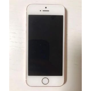 アイフォーン(iPhone)のiPhone SE Rose Gold 16 GB SIMフリー(ジャンク扱い)(スマートフォン本体)