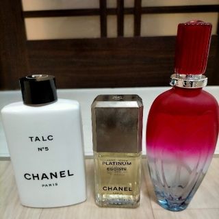 シャネル(CHANEL)のCHANELとESCADAの香水3点セット(香水(女性用))