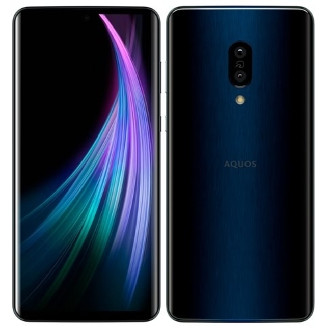 SHARP(シャープ)のAQUOS zero2 906SH新品未使用Astro black/黒/ブラック スマホ/家電/カメラのスマートフォン/携帯電話(スマートフォン本体)の商品写真