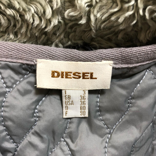 DIESEL(ディーゼル)のディーゼル ロングコート ニットコート ダッフル パーカー レディースのジャケット/アウター(ロングコート)の商品写真