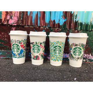 スターバックスコーヒー(Starbucks Coffee)の[1セット4個] スターバックスリユーザブルカップ (タンブラー)