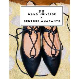 ナノユニバース(nano・universe)の新品　nanouniverseSentoreAmaranto シューズパンプス黒(ハイヒール/パンプス)