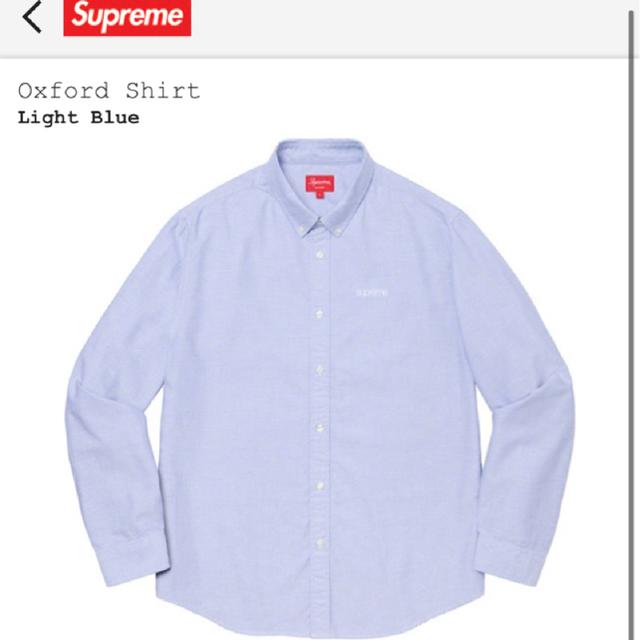 最終価格！　20SS Supreme Oxford shirt