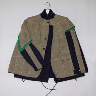 サカイ(sacai)の19SS SACAI サカイ テーラード ナイロン ハイブリッド ジャケット(テーラードジャケット)