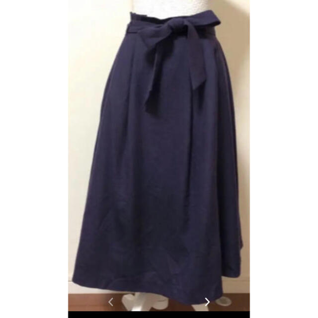 kumikyoku（組曲）(クミキョク)の組曲ロングスカート、紫 レディースのスカート(ロングスカート)の商品写真