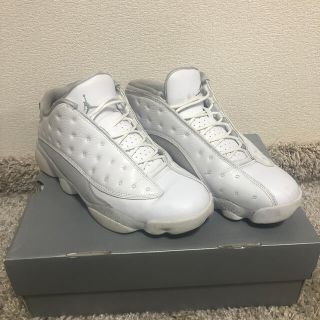 ナイキ(NIKE)のJordan13 Retro row white/silver (スニーカー)