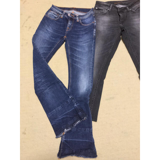 Nudie Jeans(ヌーディジーンズ)の3点セット送料タダ❗️nudiejeansスキニージーンズダメージ加工 メンズのパンツ(デニム/ジーンズ)の商品写真