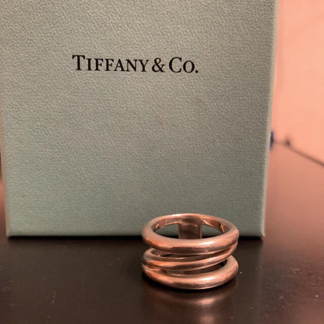 Tiffany & Co.(ティファニー)の美品★ティファニー　ダイアゴナル　リング メンズのアクセサリー(リング(指輪))の商品写真
