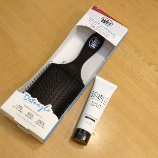 【新品】ウェットブラシ パドルディタングラー おまけ付き(ヘアブラシ/クシ)