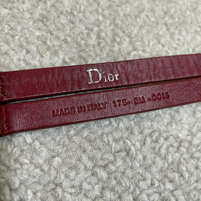 DIOR レザーサスペンダー