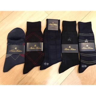 ブルックスブラザース(Brooks Brothers)の【新品未使用】Brooks Brothers メンズ靴下　5足セット(ソックス)