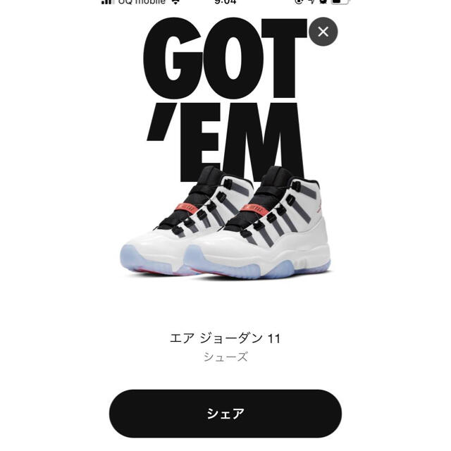 メンズ27.0㎝　nike air jordan 11 adapt アダプト