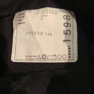 サカイ(sacai)のsacai 19SS  オーバーサイズモックT  美品 汗止め　vintage(Tシャツ/カットソー(半袖/袖なし))