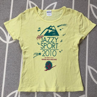 JazzySport Tシャツ APPI Sサイズ イエロー(カットソー(半袖/袖なし))
