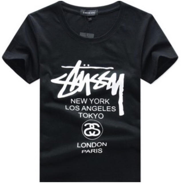 00'sStussyステューシーtシャツホワイト白メンズ半袖mストリート