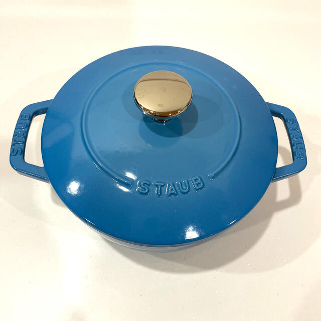 STAUB - ストウブ 40周年限定カラー サックスブルー ワナベS 16cmの