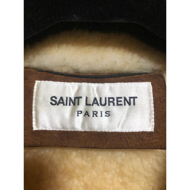 Saint Laurent(サンローラン)のサンローラン　ムートンレザージャケット メンズのジャケット/アウター(レザージャケット)の商品写真