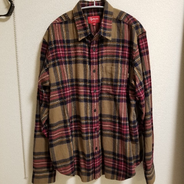supreme tartan flannel shirt