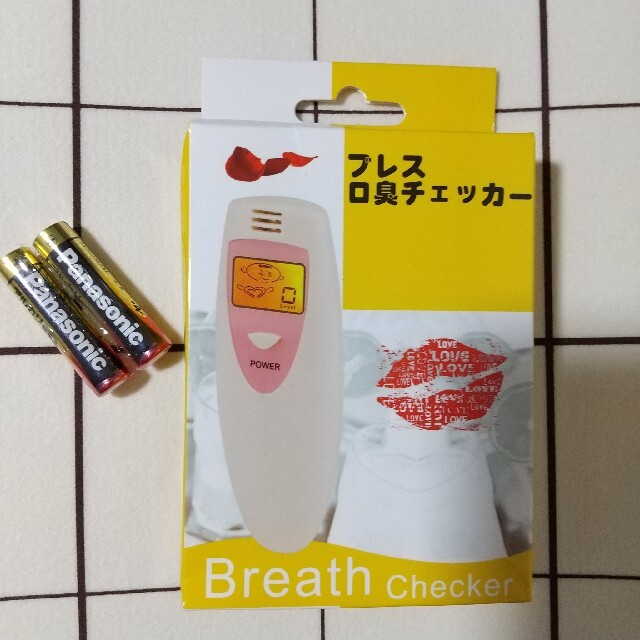 口臭チェッカー　新品未開封  電池サービス❗️ コスメ/美容のオーラルケア(口臭防止/エチケット用品)の商品写真