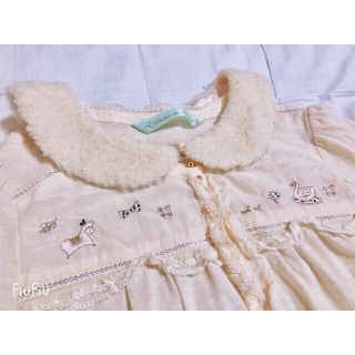 フランシュリッペ(franche lippee)のフランシュリッペ franche lippée ワンピース 冬 ウール 美品(ひざ丈ワンピース)