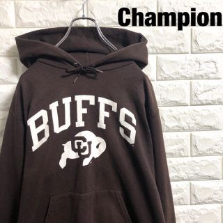 チャンピオン(Champion)のチャンピオン　プルオーバーパーカー　メキシコ製　チームロゴ　メンズSサイズ(パーカー)