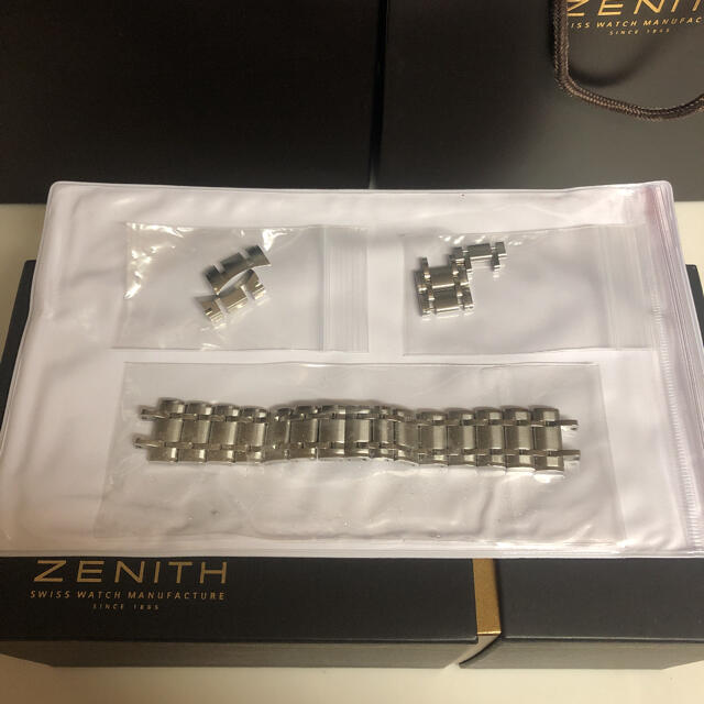 【驚きの値段で】 ZENITH メタルブレス　22mm  ゼニス - 金属ベルト