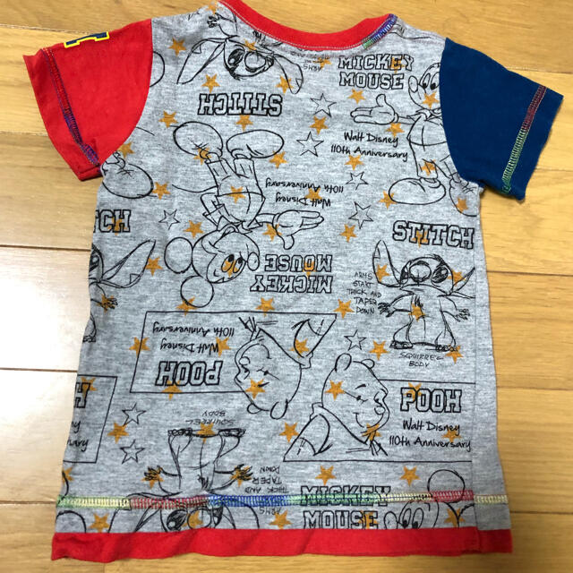 Disney(ディズニー)のミッキーマウス Tシャツ 半袖 90 キッズ/ベビー/マタニティのキッズ服男の子用(90cm~)(Tシャツ/カットソー)の商品写真