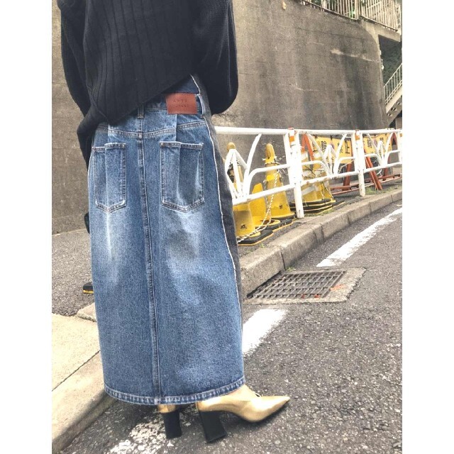 レディースアメリヴィンテージ　ameri remake like denim skirt