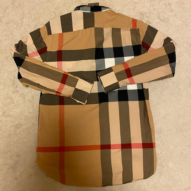 BURBERRY - Burberry チェック ストレッチコットンポプリン シャツの