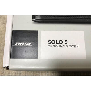 BOSE - Bose Solo 5 TV sound system ワイヤレスサウンドバーの通販 by