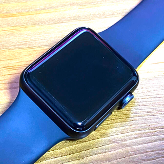 アップルウォッチ(Apple Watch)のApple Watch シリーズ3 スペースグレイ 42mm GPSモデル(腕時計(デジタル))