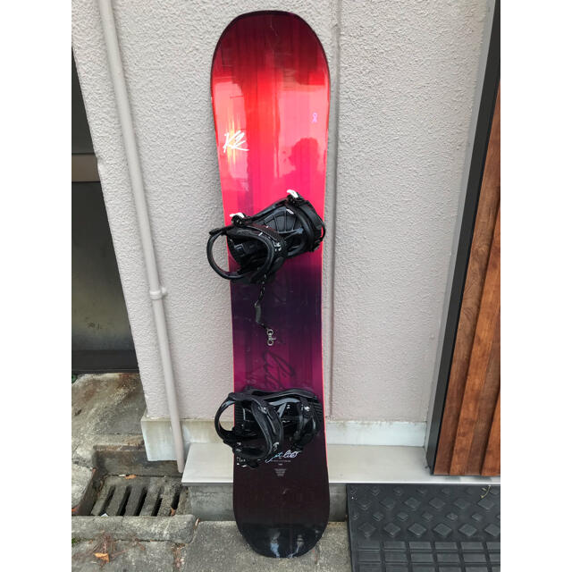 K2(ケーツー)のK2 Bright Lite 142cm レディース ビンディング付き used スポーツ/アウトドアのスノーボード(ボード)の商品写真