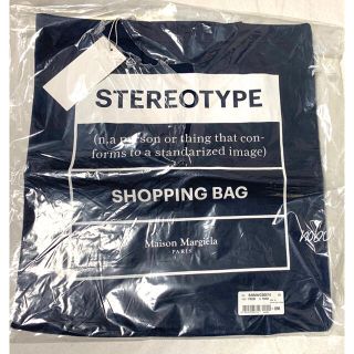 マルタンマルジェラ(Maison Martin Margiela)の新品【 メゾン マルジェラ 】COTTON TOTE BAG ネイビー(トートバッグ)