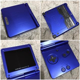 ゲームボーイアドバンス - 外装純正GBA SPブルー◇IPSv2バック