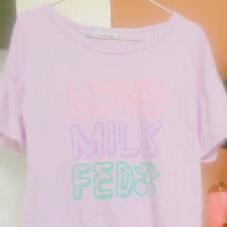 ミルクフェド(MILKFED.)のmilkfed.♡パステルカラーTシャツ(Tシャツ(半袖/袖なし))