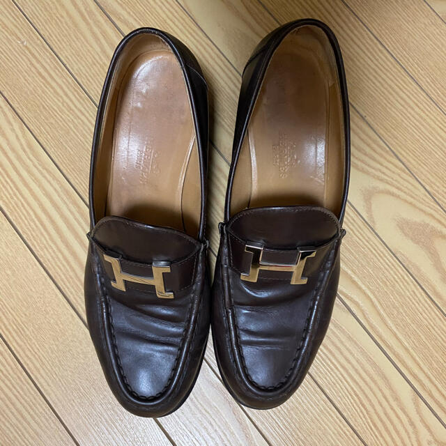 HERMES ローファーレディース