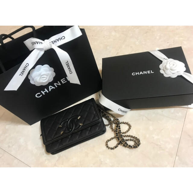 CHANEL★フィリグリーチェーンウォレット♡