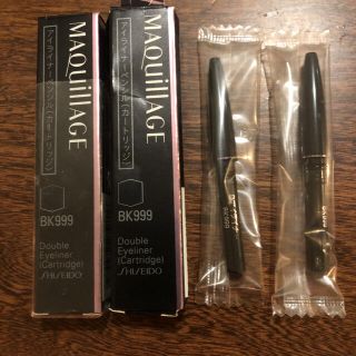 マキアージュ(MAQuillAGE)のシャロン MQ Dアイライナー(CT) BK999 2本まとめ売り❤︎.*(アイライナー)