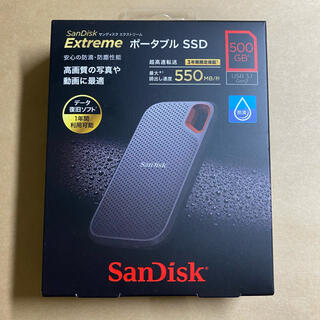 サンディスク(SanDisk)のSandisk ポータブルSSD 500GB(PC周辺機器)