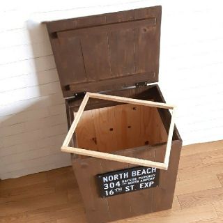 45L】天然杉のダストボックスの通販 by パーム工房|ラクマ 【45L】天然杉のダストボックス