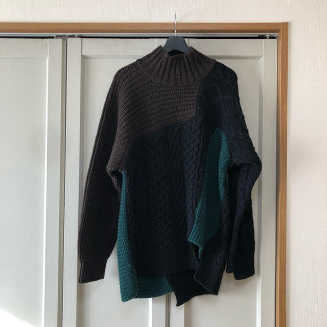 kolor 19AW クレイジーパターンニット サイズ3