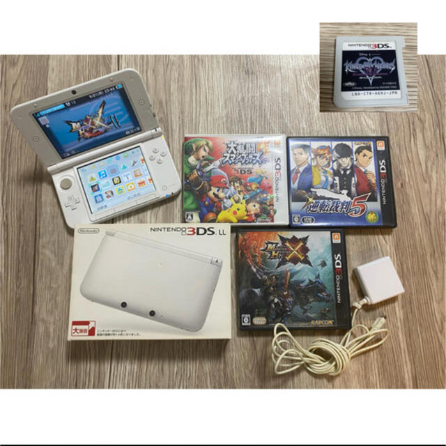 数量限定】 ニンテンドー3DS LL ソフト3本セット モンハンXX 逆転裁判