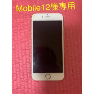 アイフォーン(iPhone)のiphone6s simフリー 64GB ゴールド　画面割れ(スマートフォン本体)