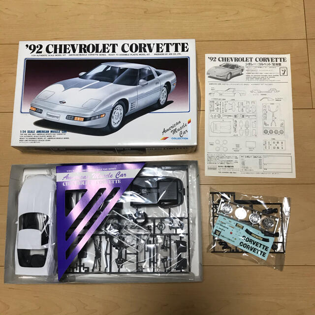 アリイ　1/24スケール　CORVETTE 絶版品　3個セット エンタメ/ホビーのおもちゃ/ぬいぐるみ(模型/プラモデル)の商品写真