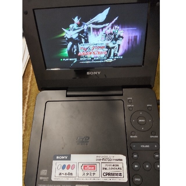 SONY(ソニー)のSONY DVP-FX730 DVDプレイヤー 中古品 スマホ/家電/カメラのテレビ/映像機器(DVDプレーヤー)の商品写真