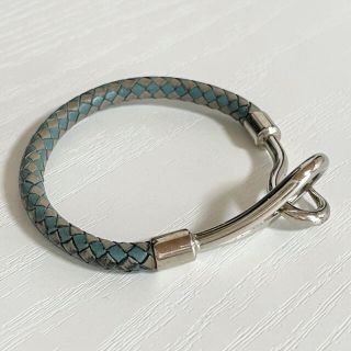 エルメス(Hermes)の【箱無し】エルメス ブレスレット ジャンボ レザー 編み込み(ブレスレット/バングル)