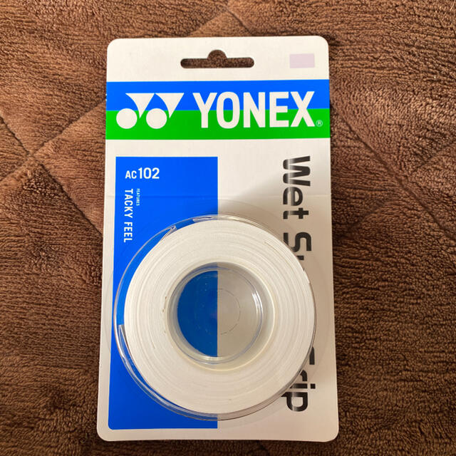 YONEX(ヨネックス)のYONEX オーバーグリップ ３本巻き ホワイト チケットのスポーツ(テニス)の商品写真