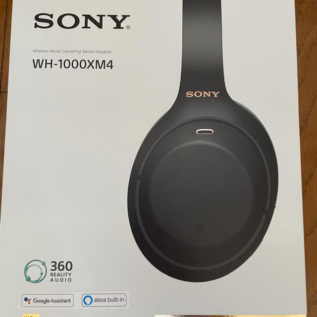 Sonyヘッドホン wh-1000xm4 ブラック 高価 スマホ/家電/カメラ