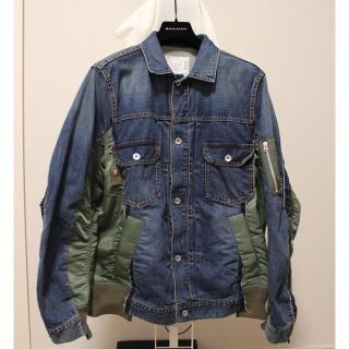 サカイ(sacai)の■sacai ■完売品■20AW■デニム×MA-1ジャケット■宮迫着用(Gジャン/デニムジャケット)