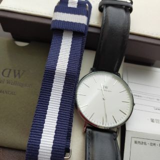 ダニエルウェリントン(Daniel Wellington)の♡ダニエルウェリントン［40mm］♡【美品】(腕時計(アナログ))